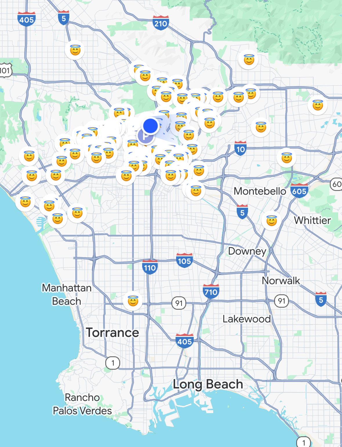 A screenshot of the Plugs map