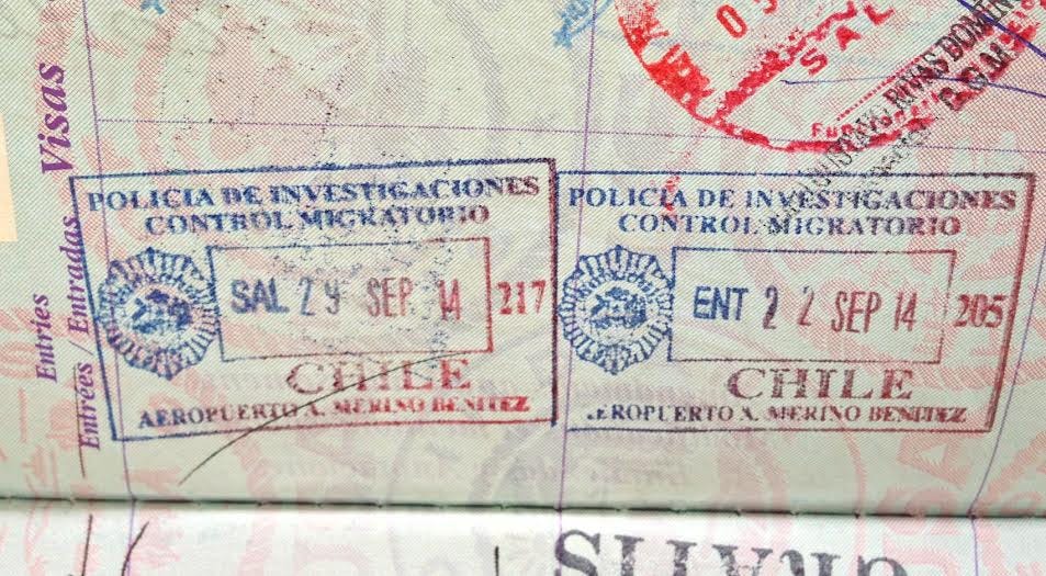 chile passport stamps