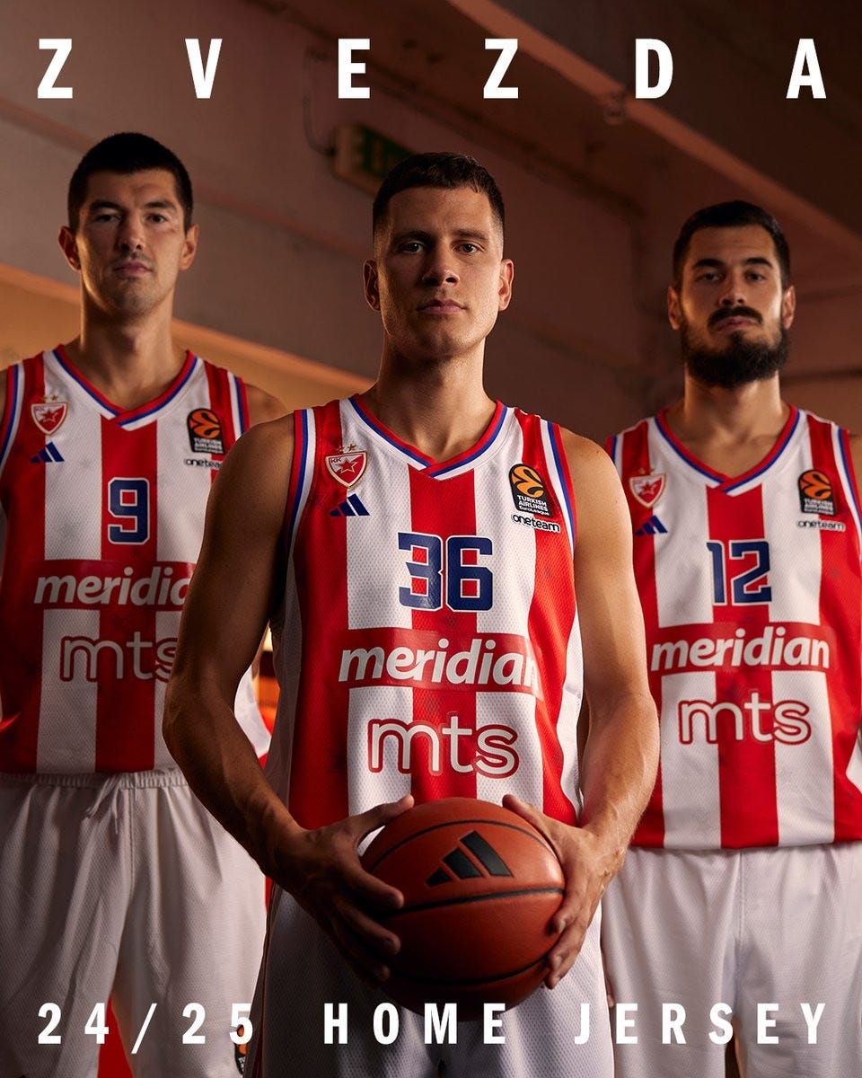 Red Star Belgrade 2024-2025 Home Jersey