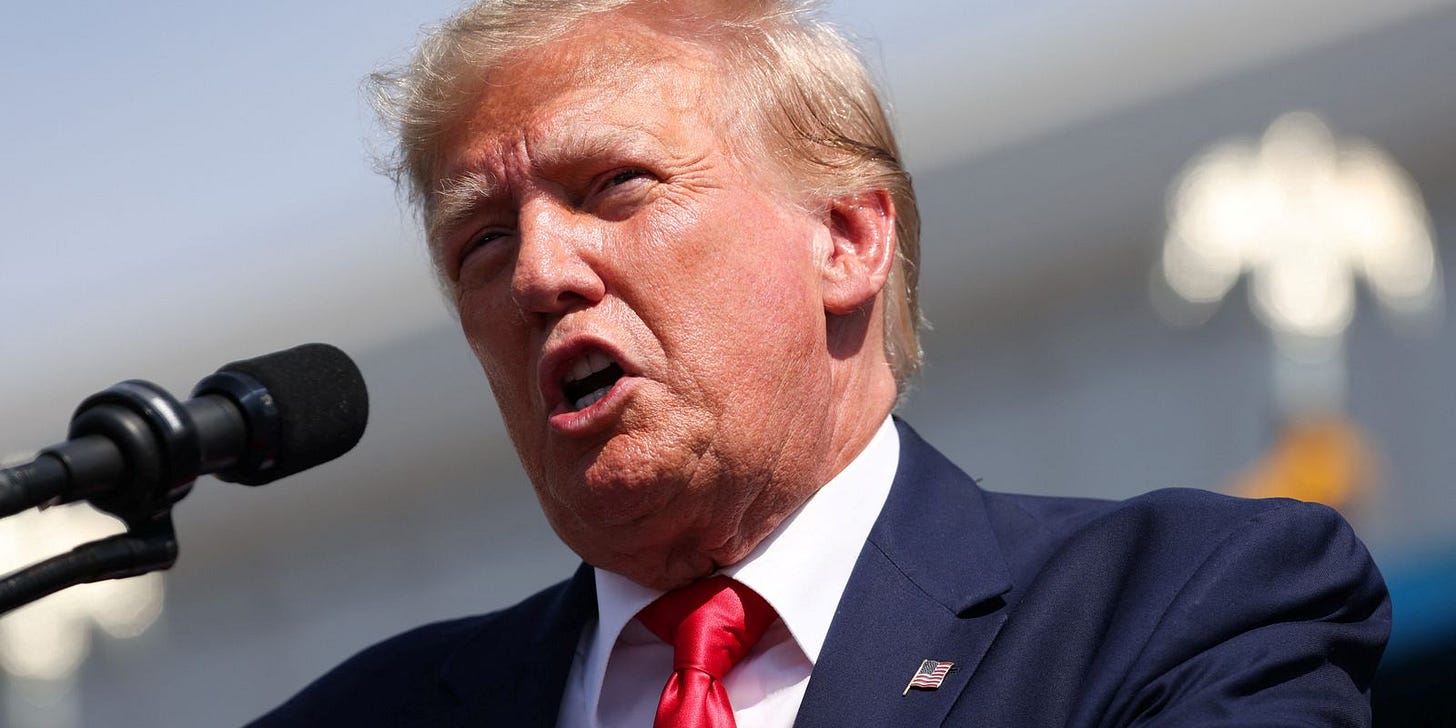 Trump reage após condenação e acusa juiz do caso de conluio com a Casa Branca de Biden 