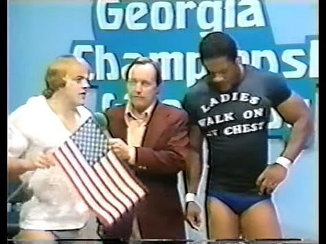 Tommy Rich, Fan Sign, Austin Idol, Harley Race, Mr. Wrestling II, Kevin Sullivan and Tony Atlas, Ivan Koloff and Alexis Smirnoff with Rock Hunter, Leroy Brown, Dusty Rhodes