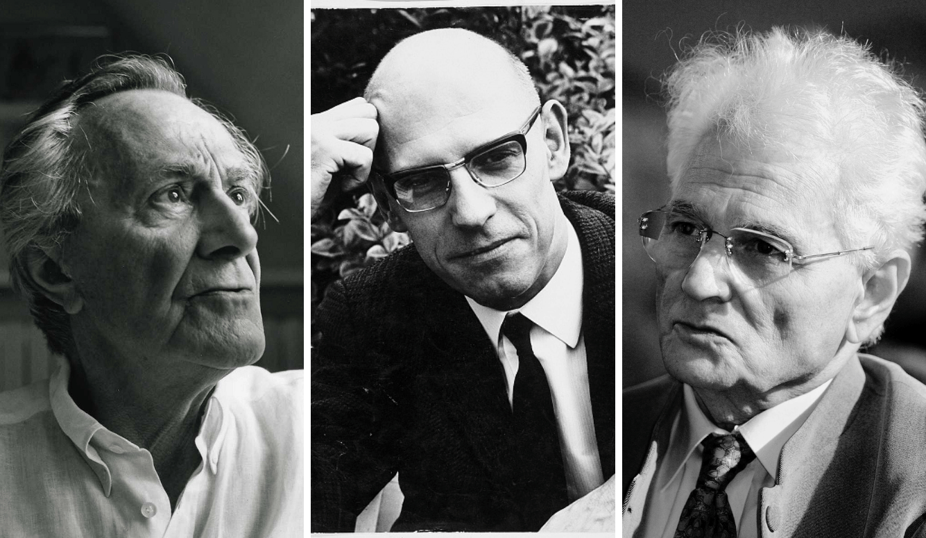Jean François Lyotard, Michel Foucault, Jacques Derrida