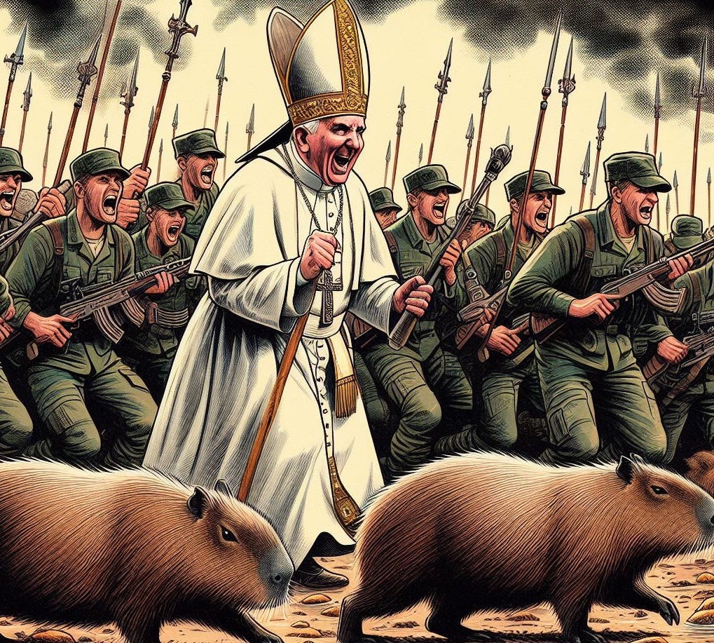 Why the Pope declared war on capybaras - by Joshua Collins