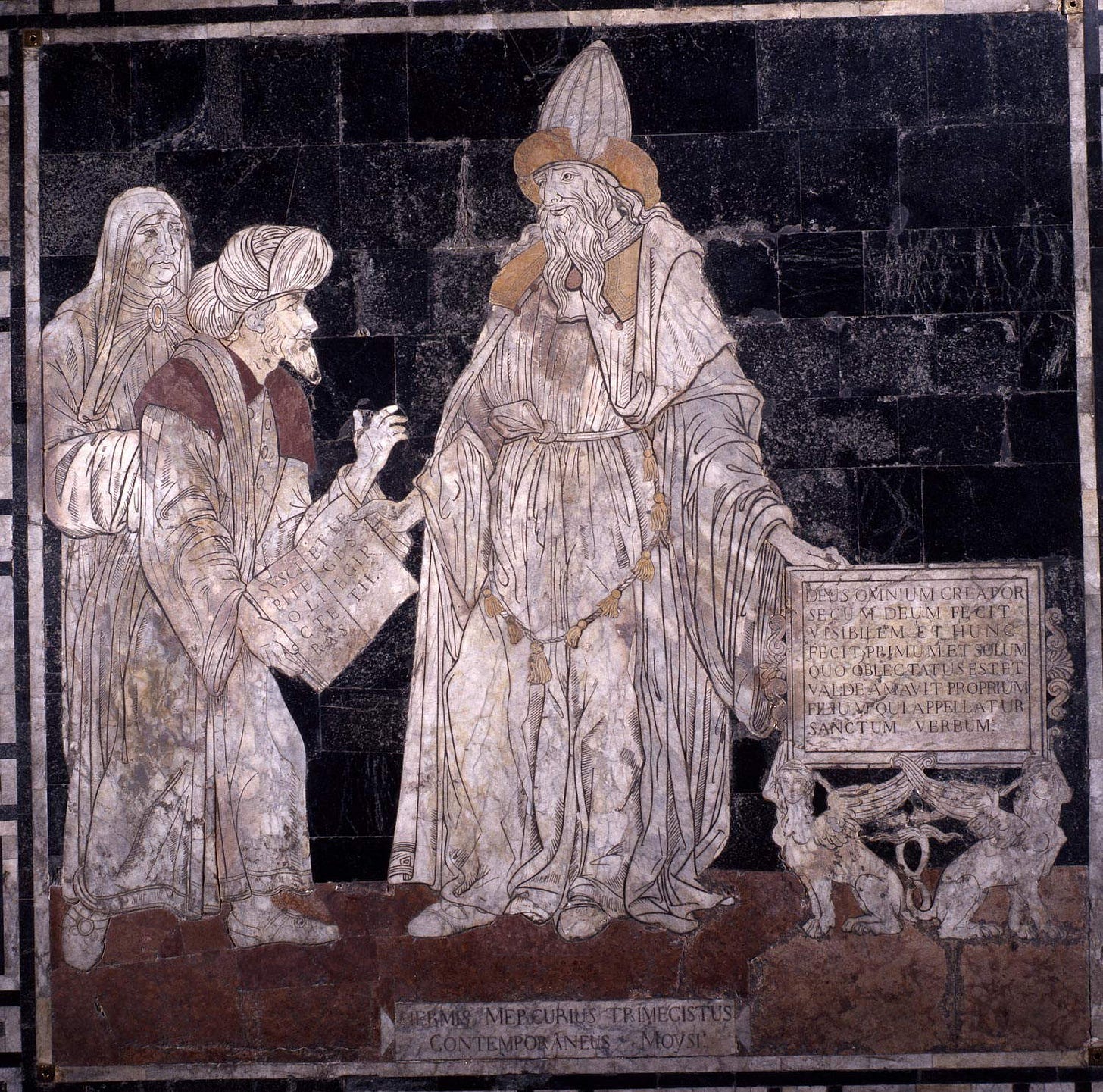 A Marble Tale. The floor of the Cathedral of Siena