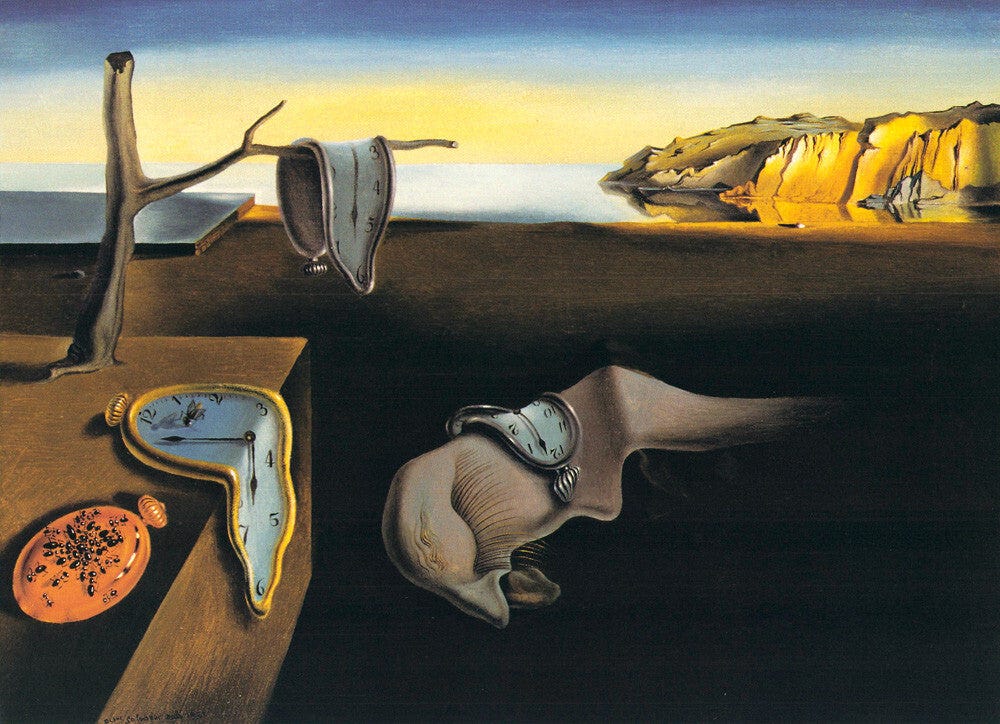 The Persistence of Memory 1931 - Salvador Dali Print