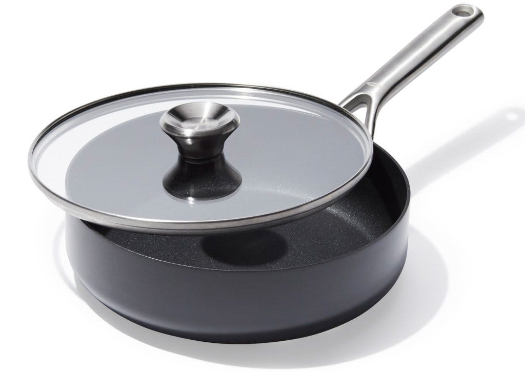 Ceramic Professional Non‑stick 24 cm Sauté Pan with Lid Ceramic Professional Non‑stick 24 cm Sauté Pan with Lid
