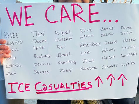 names of those who have been killed by ICE and CPB agents as of Feb. 11, 2026