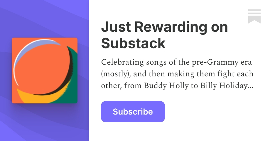 Just Rewarding on Substack | poorpete | Substack