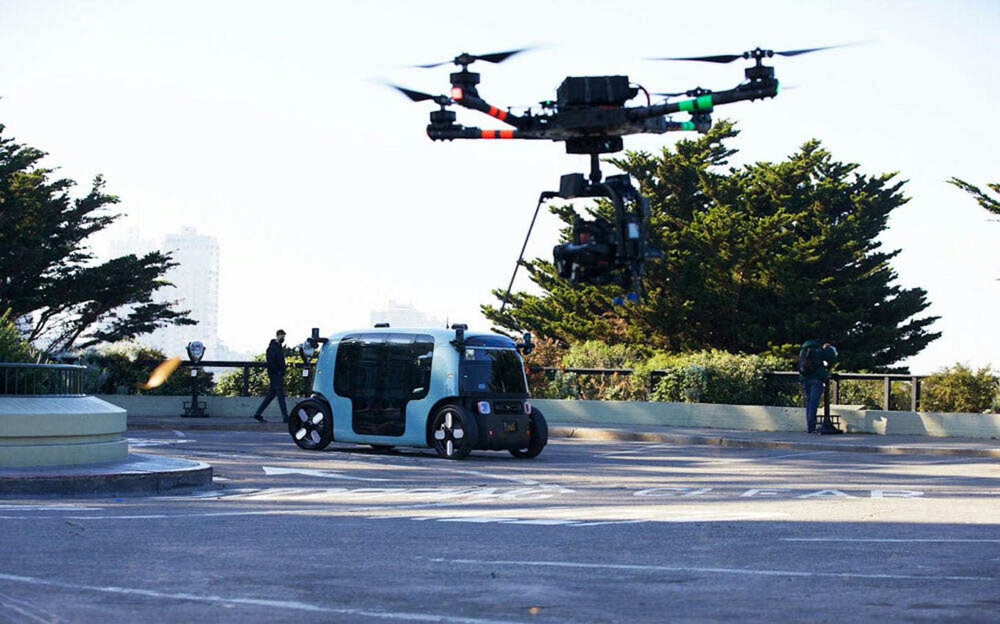 Zoox on the streets of San Francisco