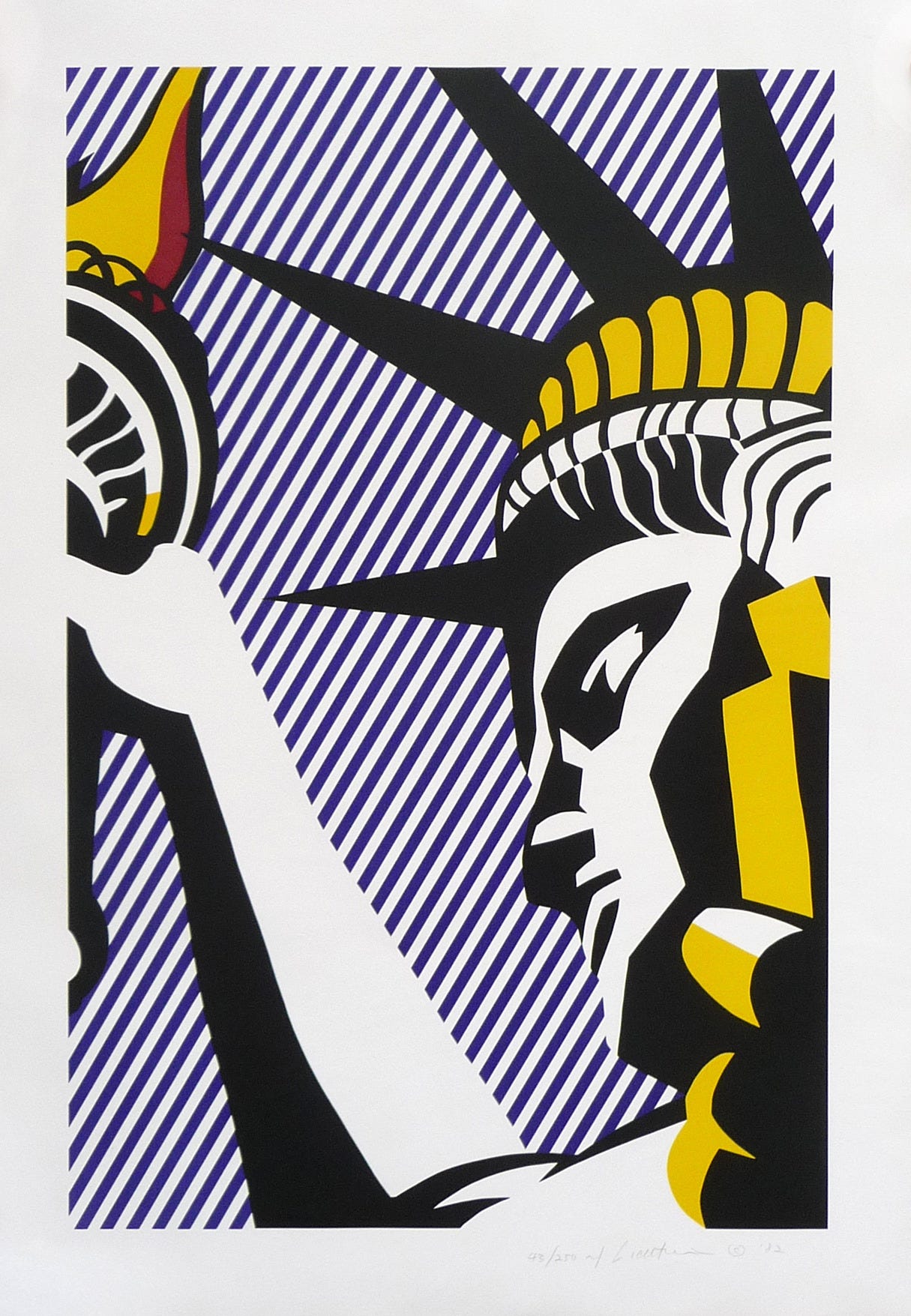 I Love Liberty by Roy Lichtenstein - Guy Hepner | Art Gallery | Prints for  Sale | Chelsea, New York City