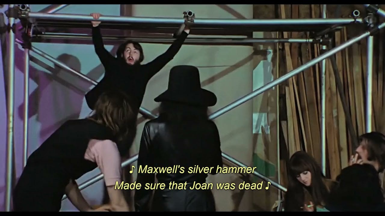 Get Back - Maxwell's Silver Hammer, Paul Swinging at Twickenham Scene