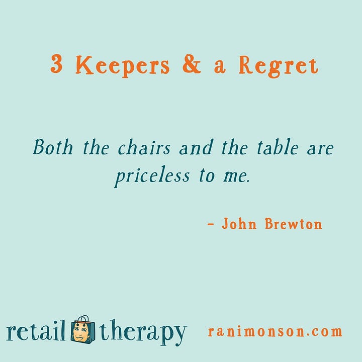 John Brewton 3 Keepers & a Regret