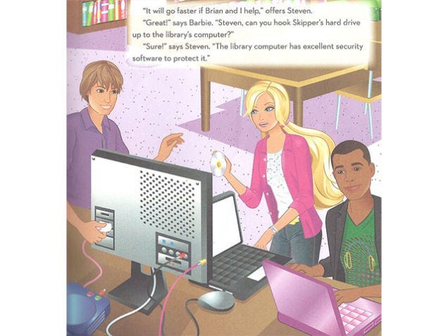 barbie programadora barbie programadora