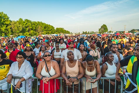 Select images from Mr Vegas' performance at Reggae in the Park festival 2025