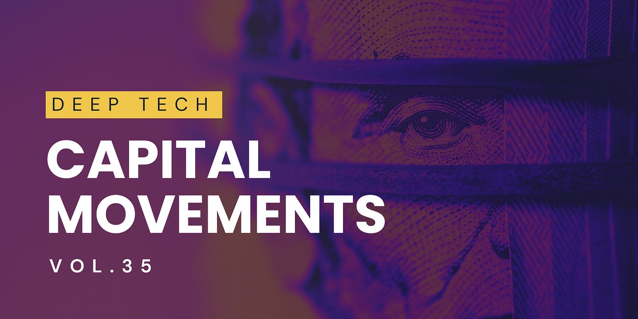 💸 $100M AI Molecule Search Engine; $58M to Scale Optical Chips; €200M to Accelerate Stellarator Hardware; $6M to Scale Industrial Biocatalysts & more...| Capital Movements Vol. 35