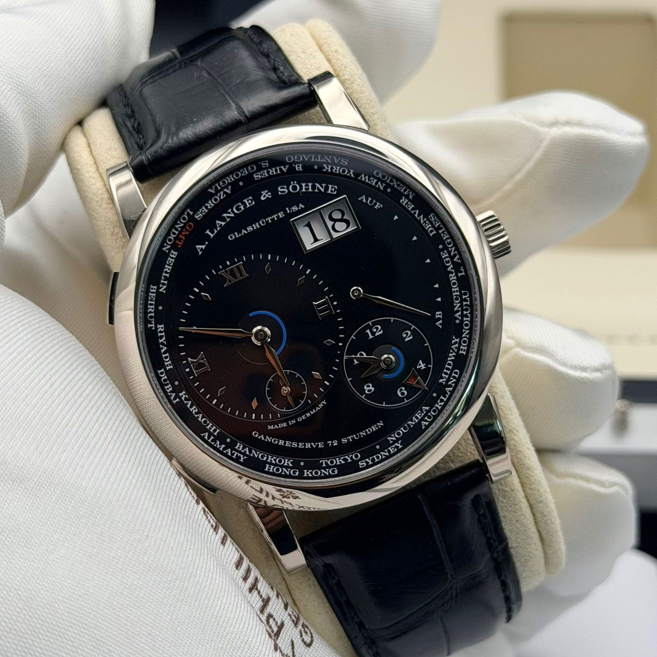 2023 A. Lange & Söhne Lange 1 Timezone White Gold / Black 136.029 Listing Image 1 2023 A. Lange & Söhne Lange 1 Timezone White Gold / Black 136.029 Listing Image 1