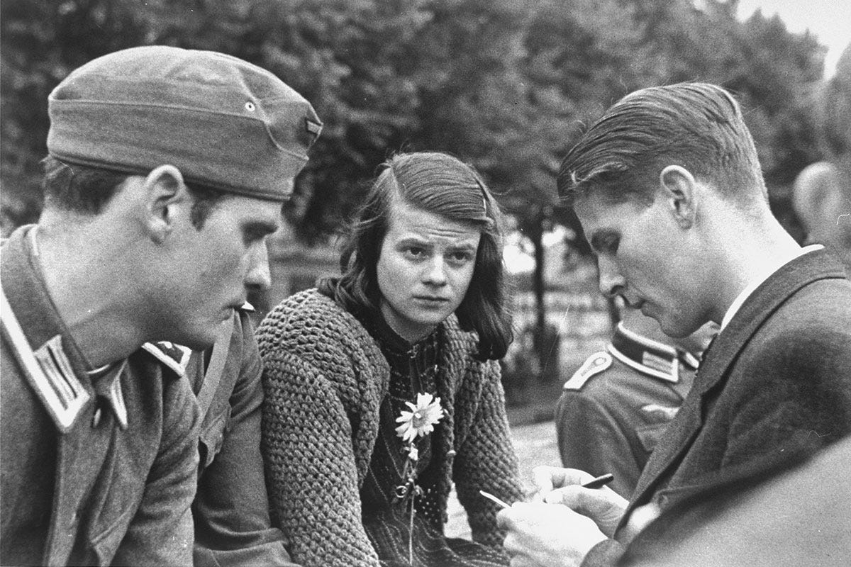 Hans Scholl, Sophie Scholl, and Christoph Hermann Probst Hans Scholl, Sophie Scholl, and Christoph Hermann Probst