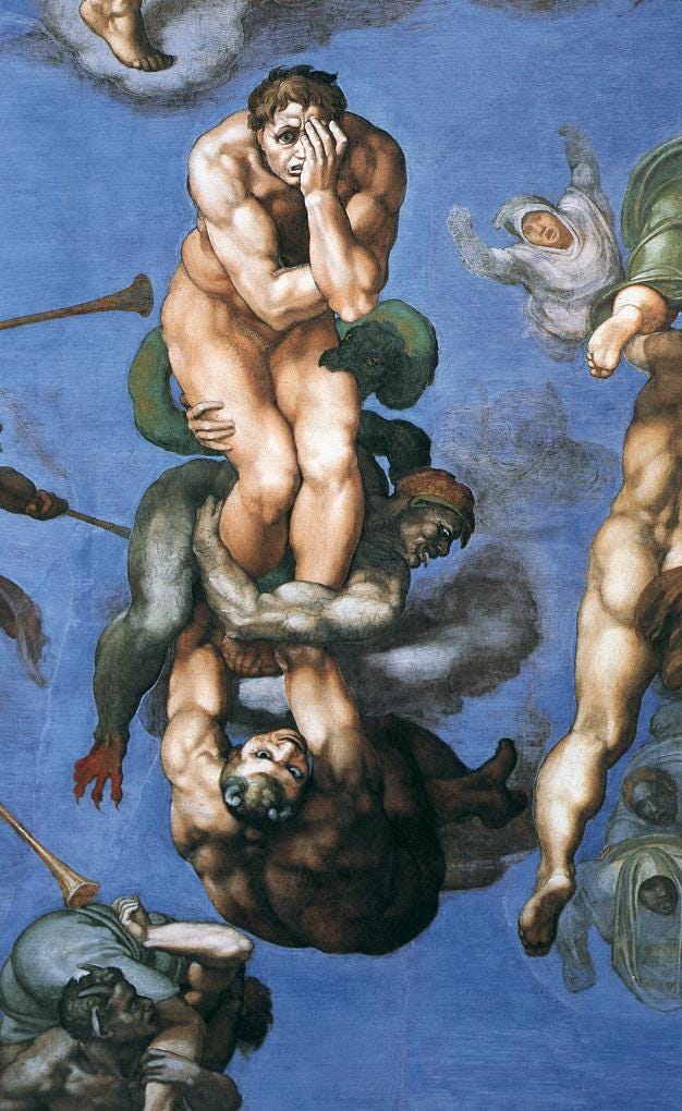 Last Judgment figures detail