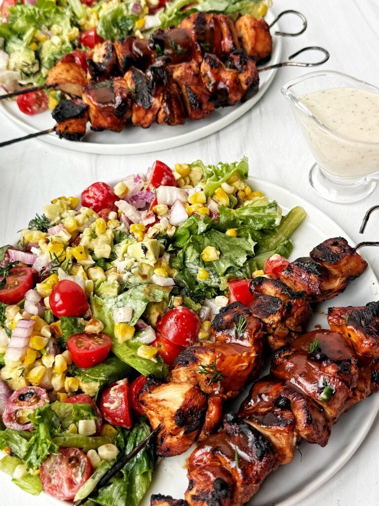 bbq chicken salad