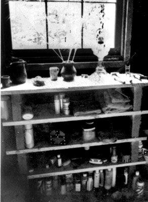 Shelves and cabin