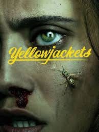 Image of a woman with a yellowjacket on her cheek