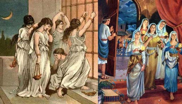 The Five Wise Virgins Went into the Wedding Banquet