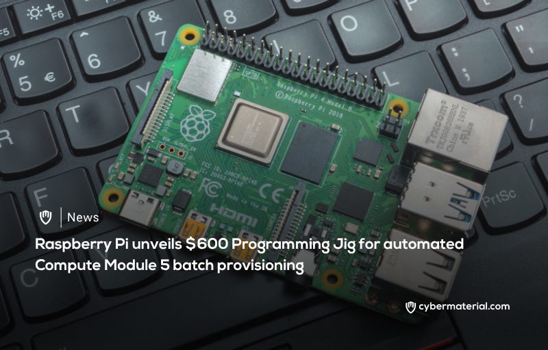 Raspberry Pi Introduces CM5 Batch Provisioning Jig