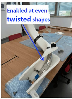 A white object with a bent

AI-generated content may be incorrect.