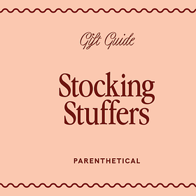 Gift Guide: Stocking Stuffers