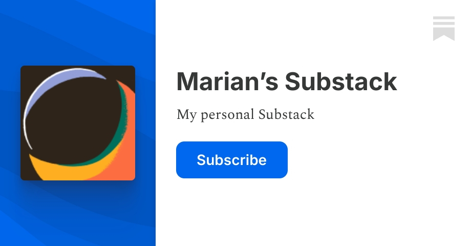 Marian’s Substack | Engineering Leaders Community | Substack