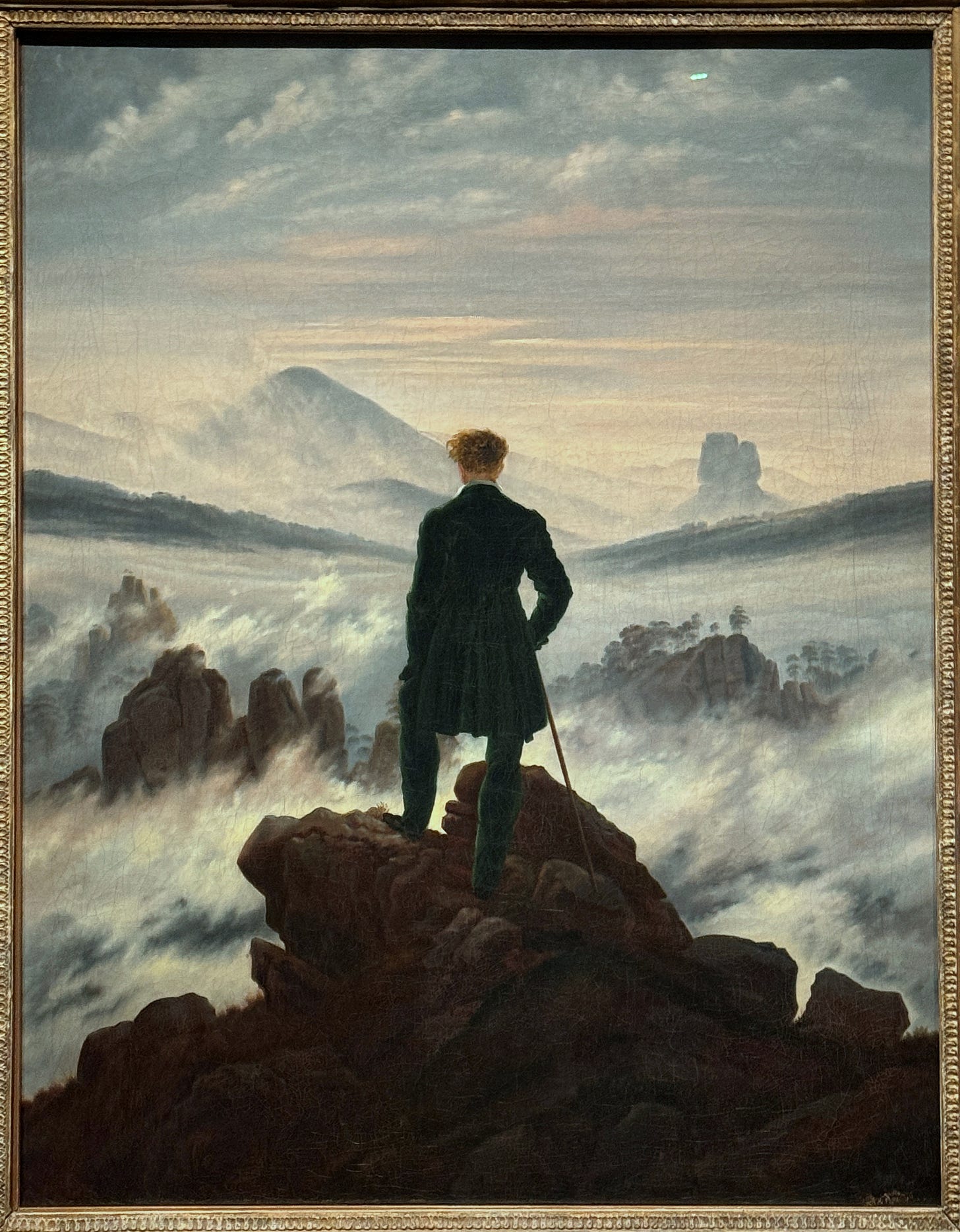 File:Hamburg, Kunsthalle, Caspar David Friedrich, Wanderer über dem  Nebelmeer.jpg - Wikimedia Commons