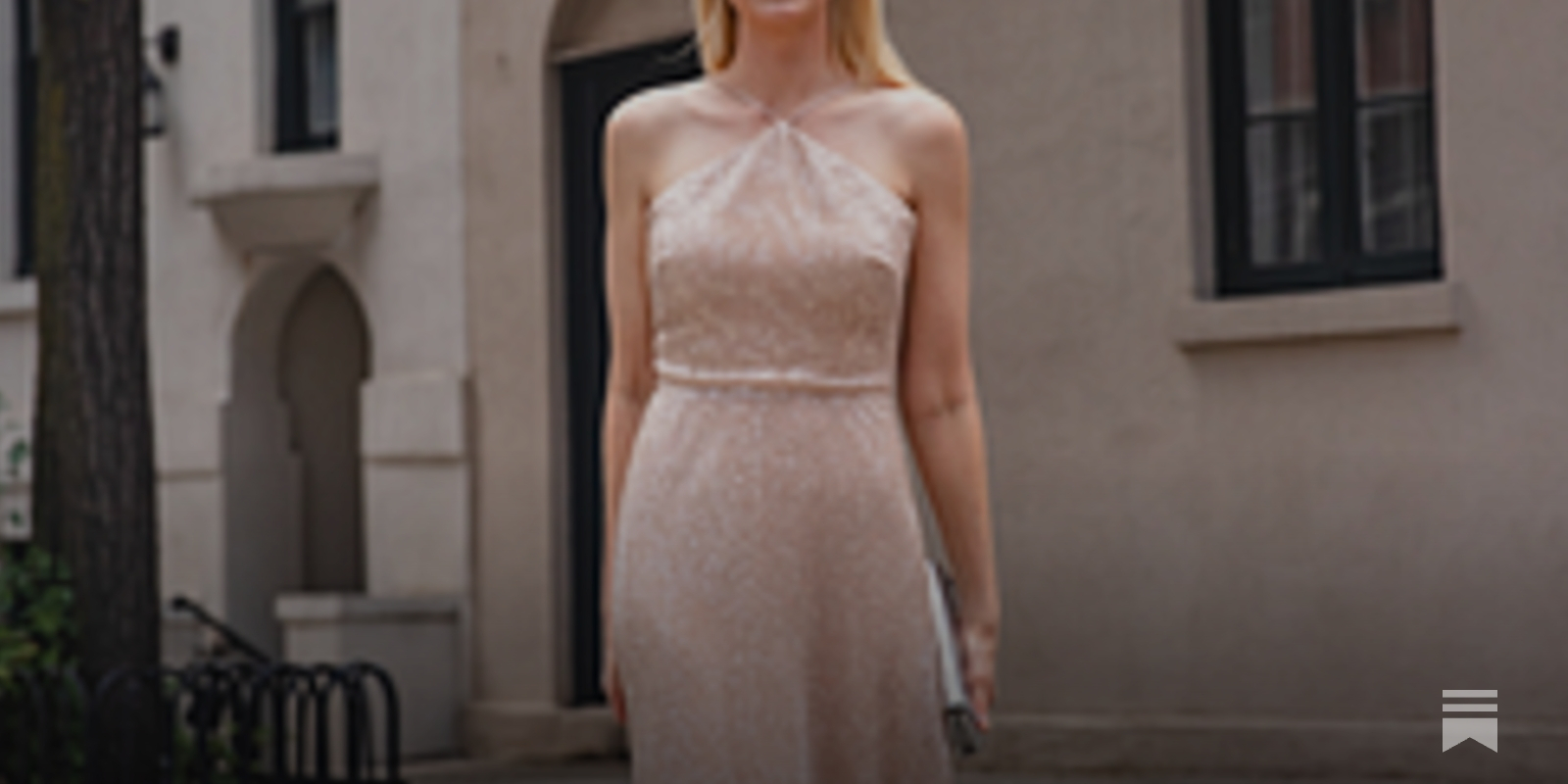 Neutral occasion dresses you can wear now and into fall