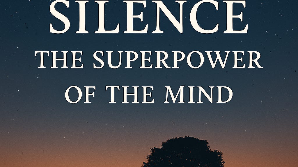 Silence: The Superpower of the Mind Silence: The Superpower of the Mind