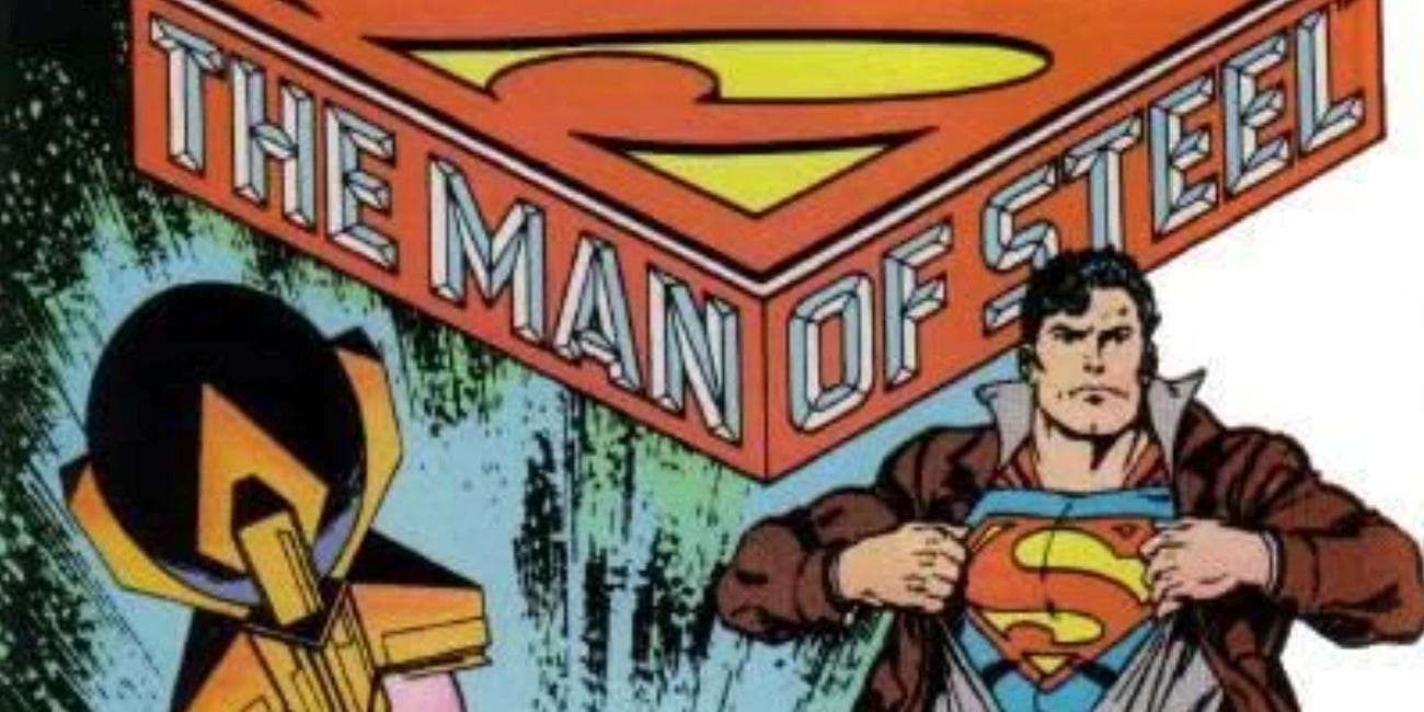 Classic Comic Review: Superman: The Man of Steel #1 by John Byrne