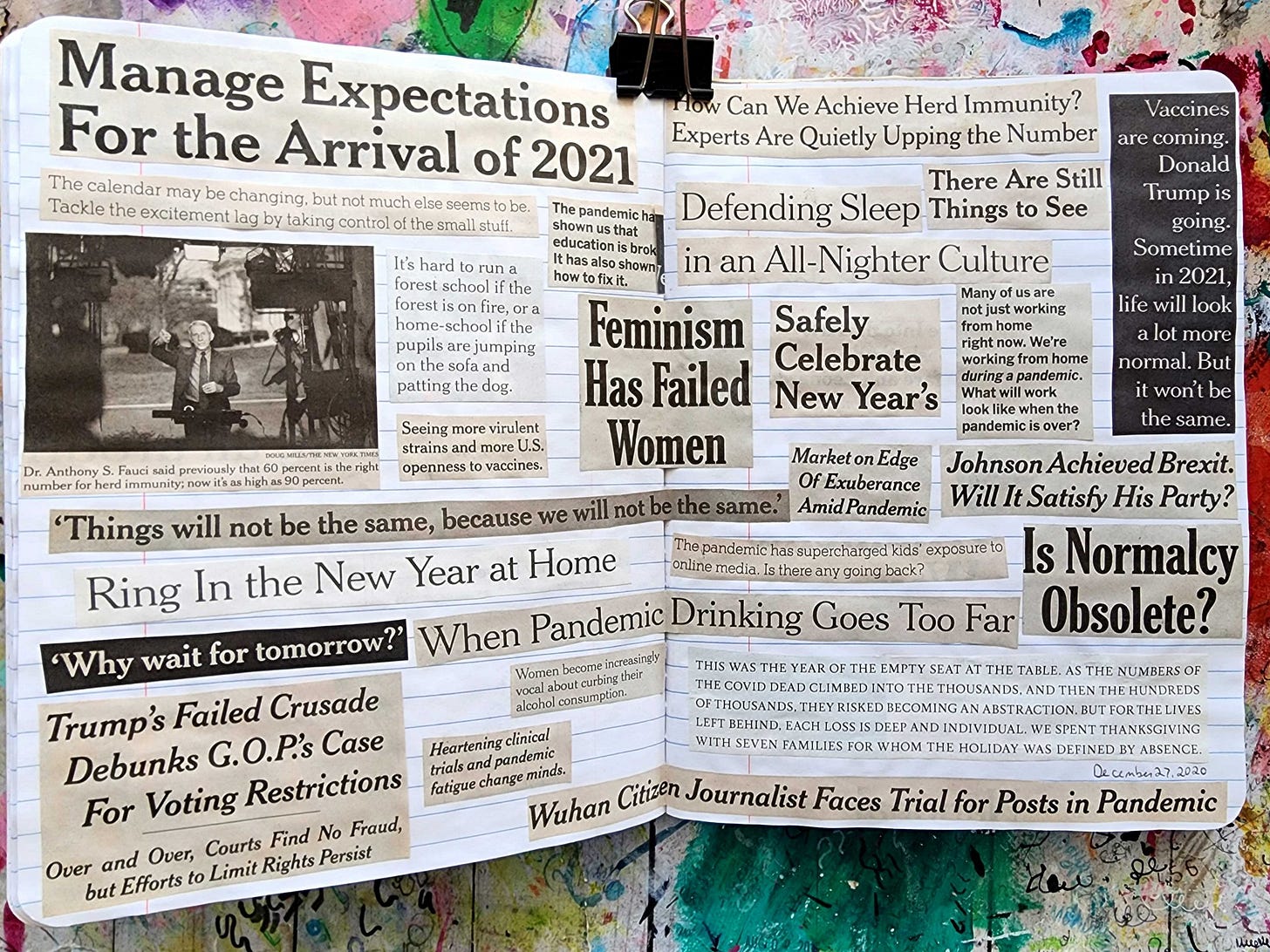 How to Start a Junk Journal 101: Newspapers