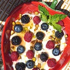 Wild Berry Whipped Goat Feta & Lambrusco Chambord Spritz  