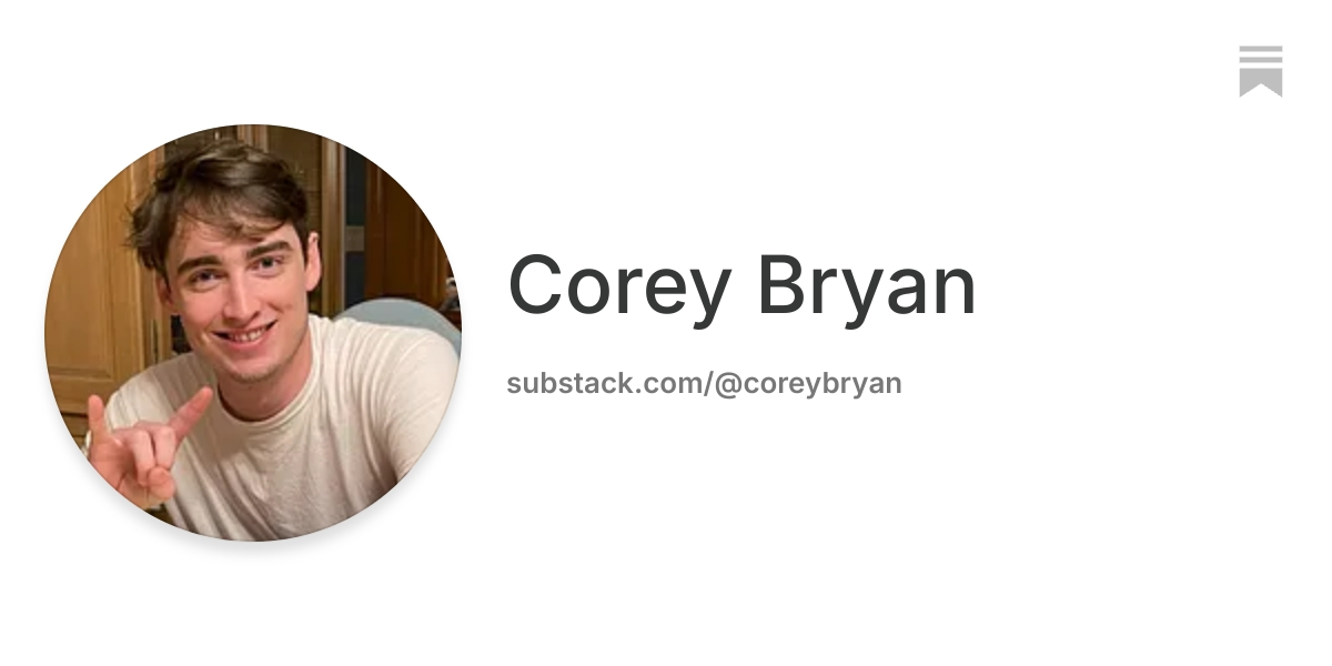 Corey Bryan | Substack