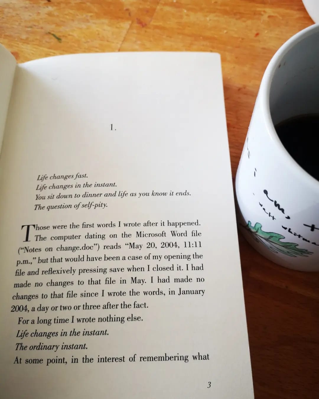 first page of Didion's book