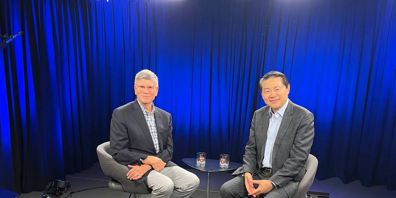 Henry Huiyao Wang in dialogue with William C. Kirby at Harvard