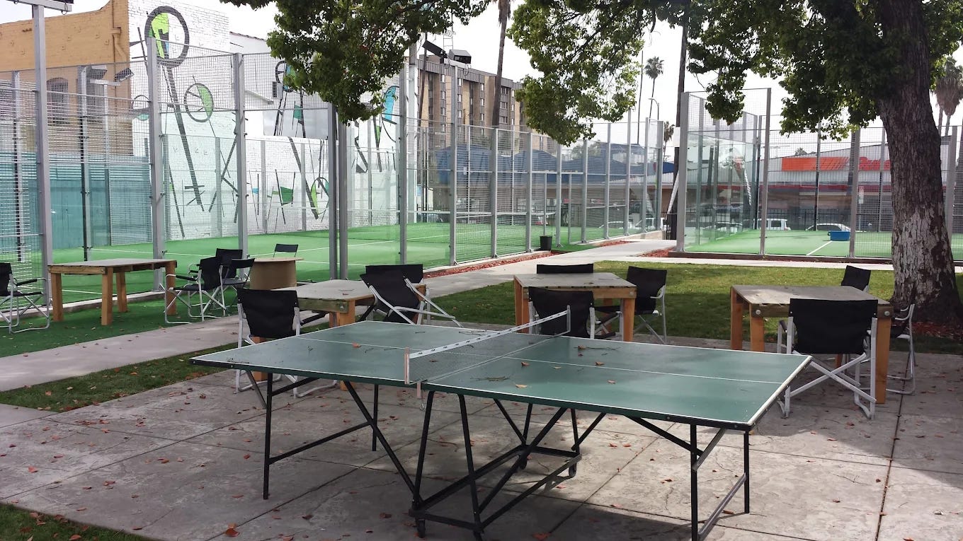 The former Sunset Padel Club in L.A.