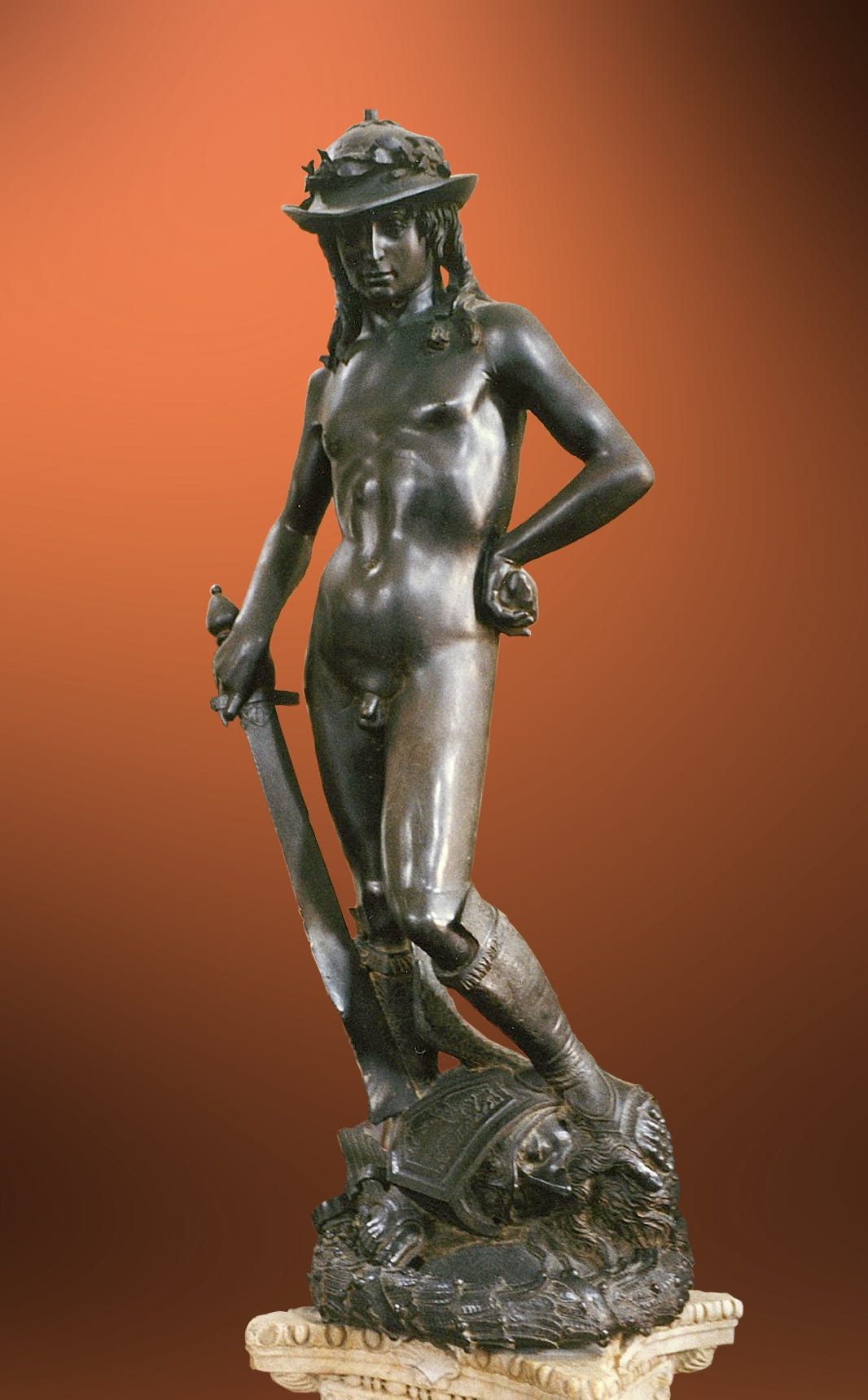 Donatello bronze David contrapposto Donatello bronze David contrapposto