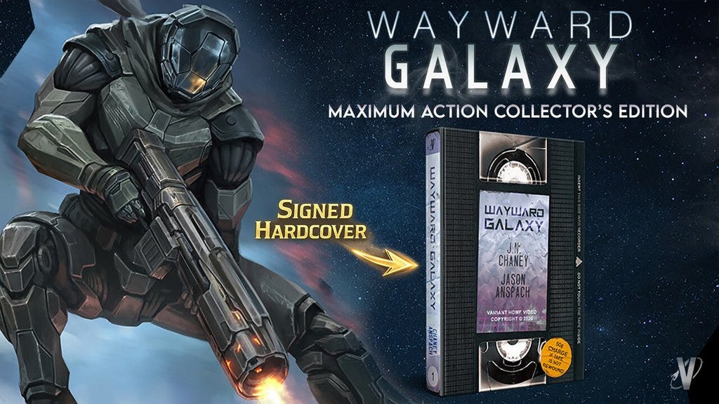 There's a special signed & illustrated hardcover edition of Wayward Galaxy coming soon, in the most Brody way possible. Word is Kickstarter gets happy when people follow these campaigns ahead of their There's a special signed & illustrated hardcover edition of Wayward Galaxy coming soon, in the most Brody way possible. Word is Kickstarter gets happy when people follow these campaigns ahead of their