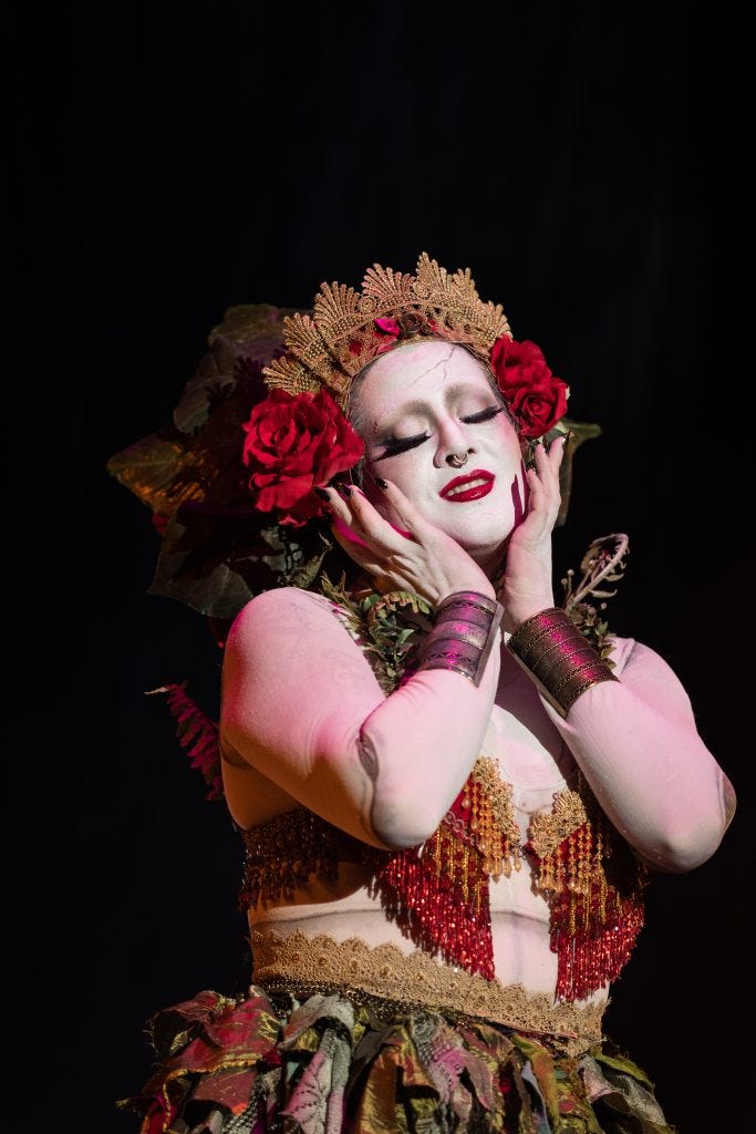 Sophie du Mal in the 2026 Movers, Shakers and Innovators showcase at Burlesque Hall of Fame Weekend, by SH Photografia for 21st Century Burlesque.