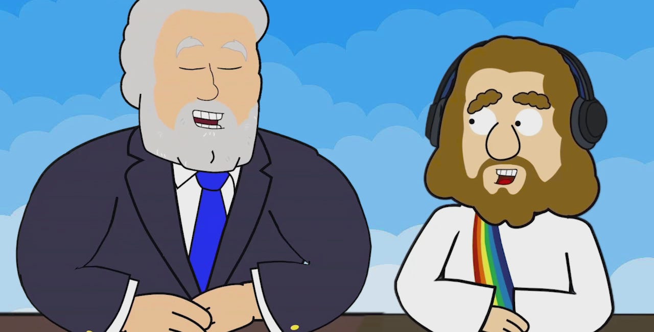 God and Jesus Laugh at Trump's Felony Conviction for a Solid 30 Minutes (VIDEO)