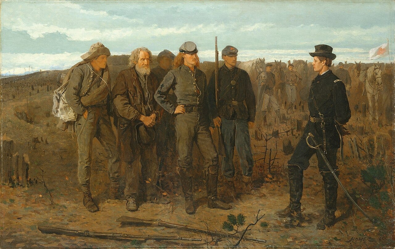 Winslow Homer, Prisoners from the Front, 1866 Winslow Homer, Prisoners from the Front, 1866