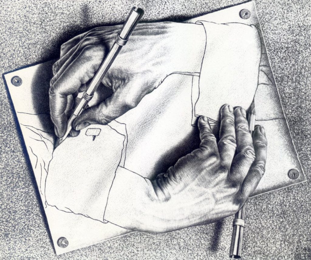 Escher - Drawing Hands Escher - Drawing Hands