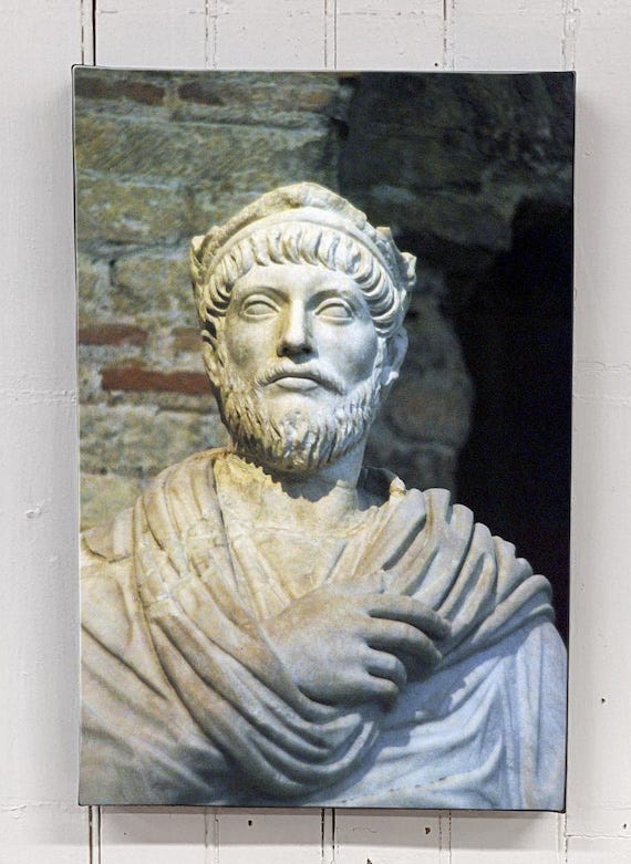 The Emperor Julian - 361-363 AD - 18x12" Canvas Wall Art - Etsy.de The Emperor Julian - 361-363 AD - 18x12" Canvas Wall Art - Etsy.de