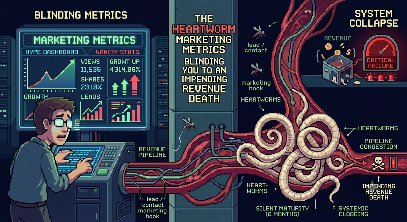 The Heartworm Marketing Metrics Blinding You to an Impending Revenue Death