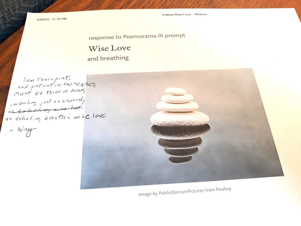 Tanka with image of pebbles.