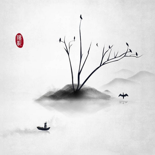 What is Chinese ink wash painting or shui mo hua 水墨畫 ...